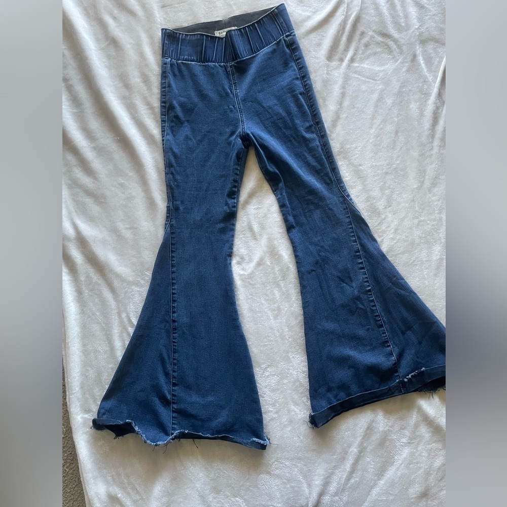 Three Bird Nest Navy Denim Trousers